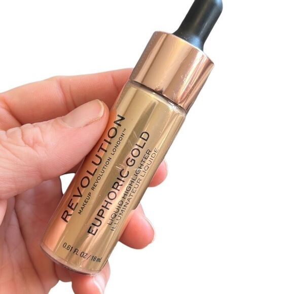 Makeup Revolution euphoric gold Liquid Highlighter .61‎ fl oz - Picture 1 of 4